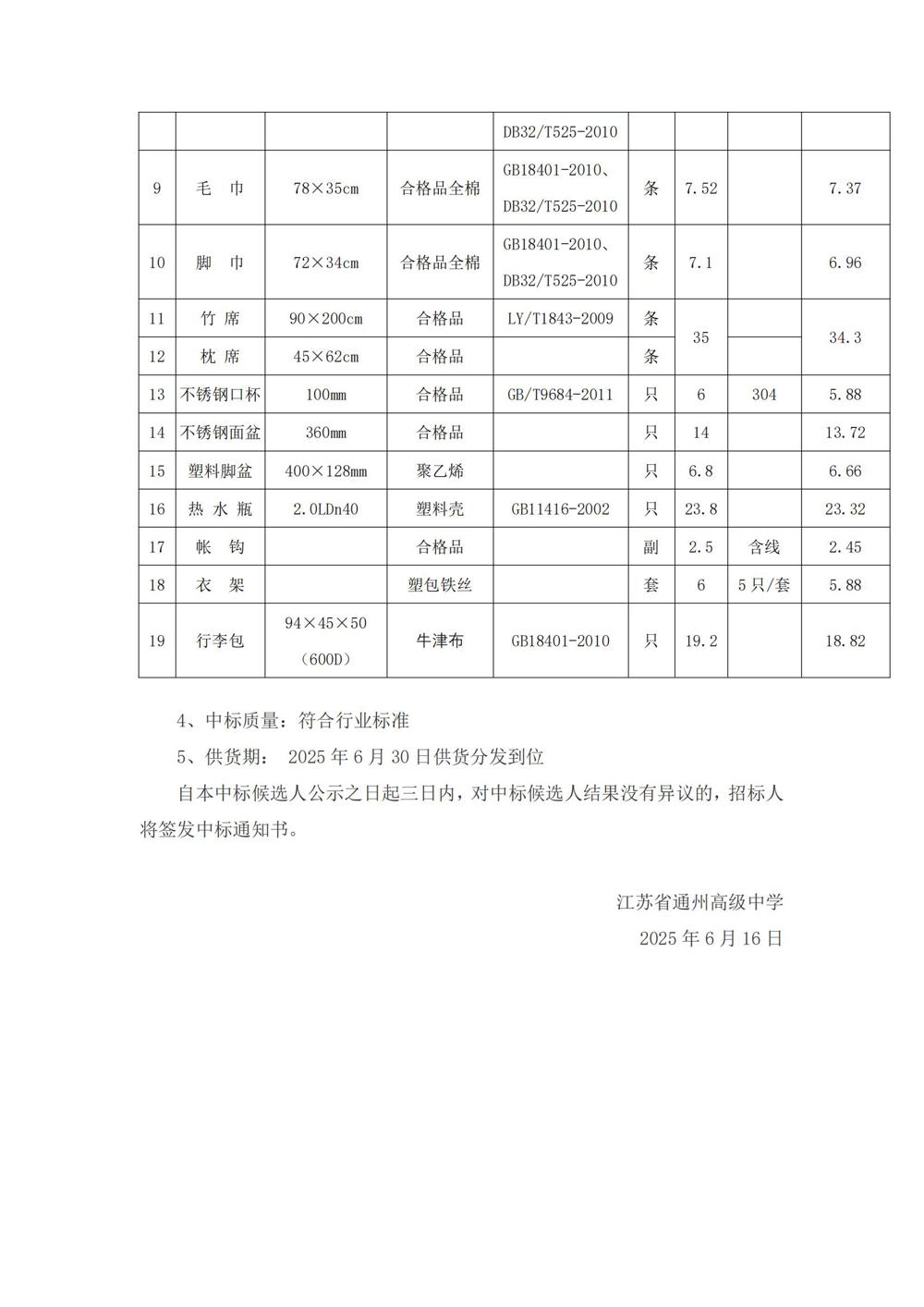 中标公示--开云手机在线登入2025年学生生活用品采购项目_01